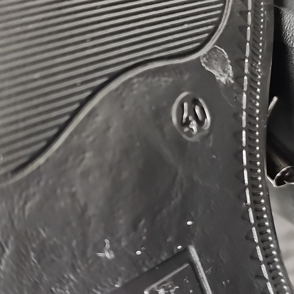 Emanuele Cradto black leather moto boots 9 - Picture 5 of 7